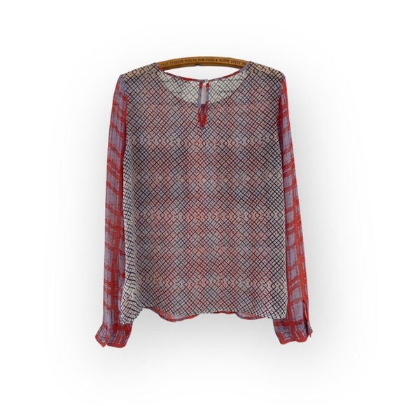 100% Silk Ella Moss Blouse for Anthropologie - Picture 4 of 12